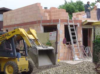 Dachgeschoss Mauer